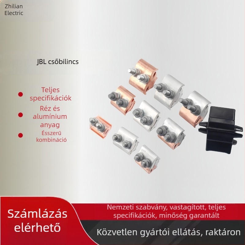 JBL különleges alakú hornyolt csíptető elágazó vezetékekhez, univerzális, praktikus, vastagabb vezetékekhez