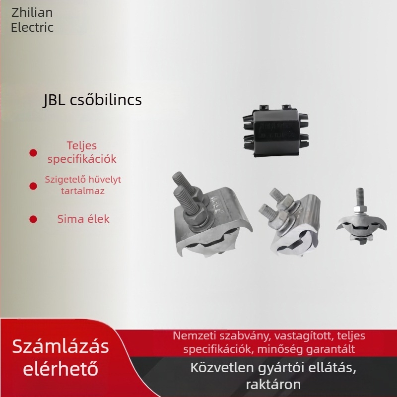 JBL különleges alakú hornyolt csíptető elágazó vezetékekhez, univerzális, praktikus, vastagabb vezetékekhez