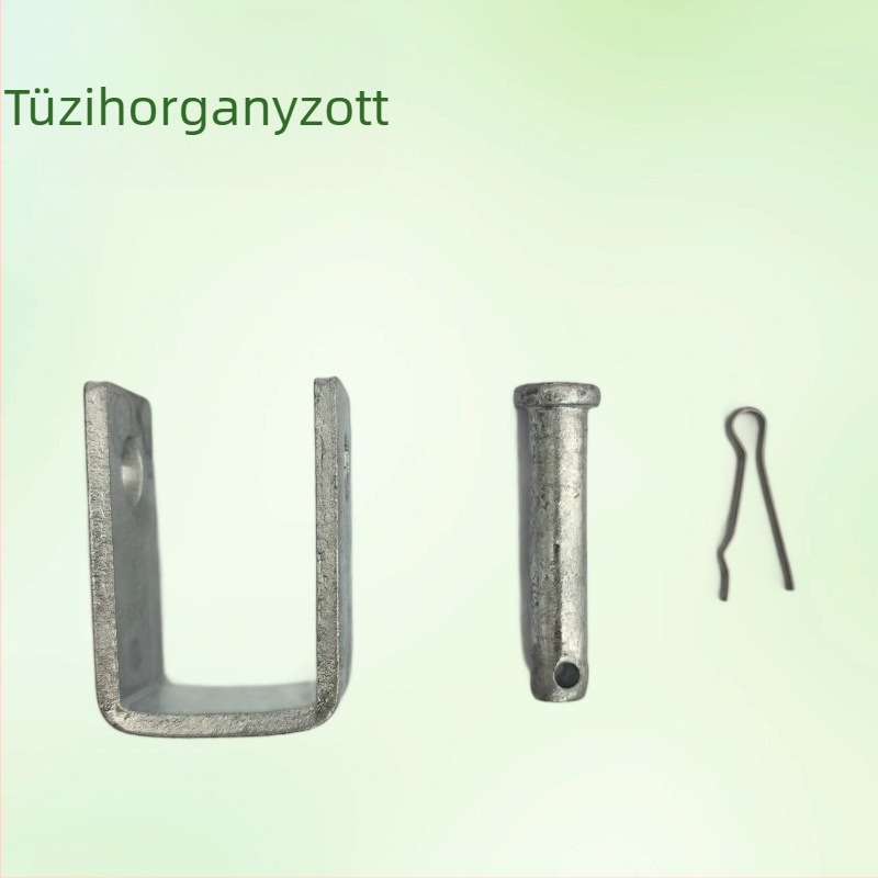 Forróhorganyzott D-típusú vasrendszer, kültéri négyszög alakú szerelvények