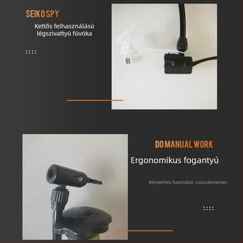 Hordozható lábpedálos pumpa kosárlabda-, úszógyűrű- és egyéb labdák felfújásához