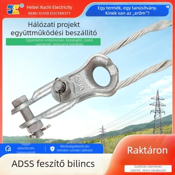 ADSS feszítő csat ADSS optikai kábelhez, hosszú fesztáv, előcsavart kábelhez