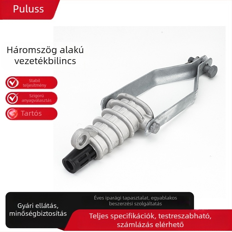 Háromszög alakú szigetelt vezetékcsipesz magasfeszültséghez NXJ, 1–10 kV, típusú húzórúd JNE