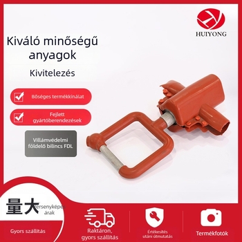 Nem átszúró földelő bilincs vezetékhez, tömítő típusú, ék alakú (FDL)