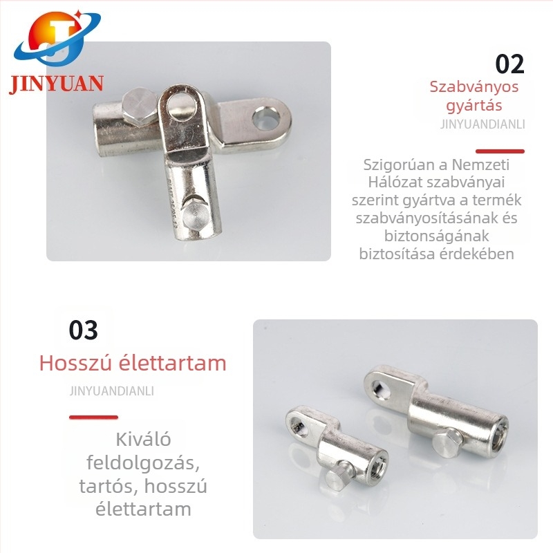 BLMT csavar típusú nyomatékterminál alumíniumötvözetből, mechanikus kábelcsatlakozó réz-, alumínium- és alumíniumötvözet kábelekhez