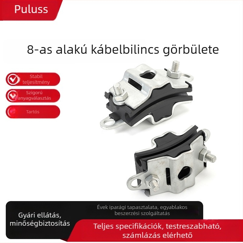 8-alakú ADSS kábelbilincs optikai szálhoz