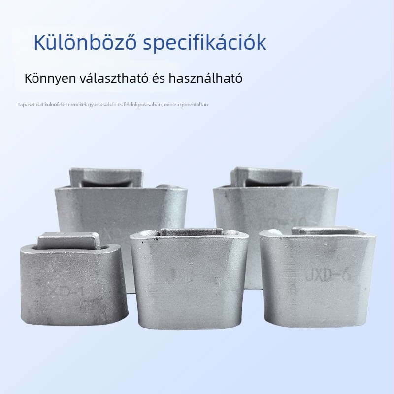 JXD sorozat szegletes, párhuzamos hornyokkal rendelkező bilincs felsővezetékes szigetelt vezetékhez, AMP elágazó csatlakozás, C típusú bilincs