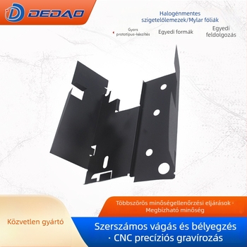 Dongfang Dongcai Fekete PC halogén-mentes szigetelő lemez DFR117, lángálló, matt PP Mylar szigetelőgyűrű, UL SGS RoHS tanúsított