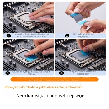 Speciálisan alakított szilikon hőpad fázisváltó anyaggal, CPU inverter hűtéséhez és szigeteléséhez, magas hővezetőképességű szilikon lemez