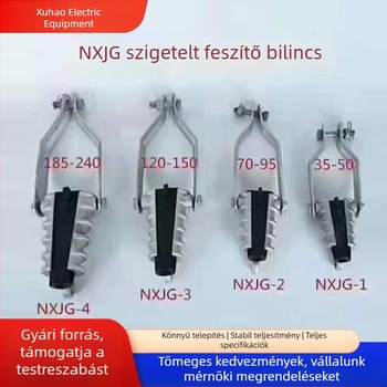 NXJG-1-2-3-4 Véső alakú szigetelt feszítő csap, lemez típusú alumíniumötvözet, nagyfeszültséghez