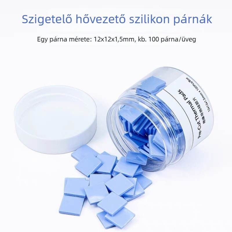 Szigetelt kontúr szerint kivágott szilikon tömítések, nagy hővezető képességgel és tűzálló szilikon padokkal a hőelvezetéshez