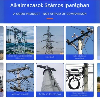 Saint Heng ADSS szigetelt feszültségcsipesz előcsavart huzalhoz