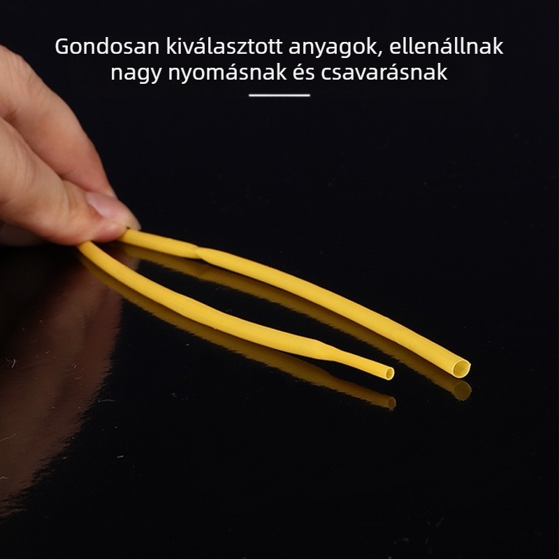 PTFE teflon hőszűkítő szilikoncső, hőálló 200°C-ig, kopásálló és nagy nyomásálló, puha és vastagított