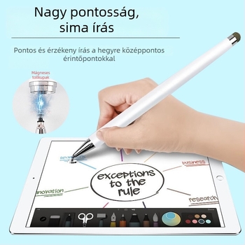 3-in-1 mágneses stylus érintőképernyőkhöz, univerzális tablet toll iPad, Xiaomi és Apple készülékekhez