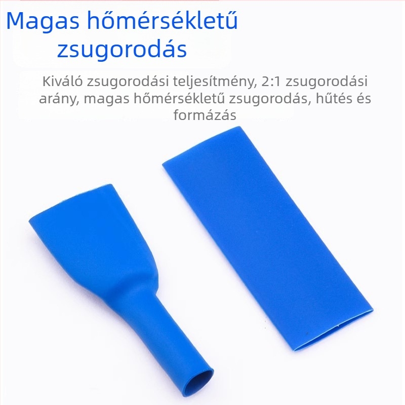 Hőszűkítő cső vezetékekhez és adatkábelekhez — rugalmas,színes védőhüvely, forró olvasztásos kötés, 3×