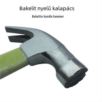 Csípőkalapács mágneses tartóval és Bakelit-markolattal, 0,5 kg
