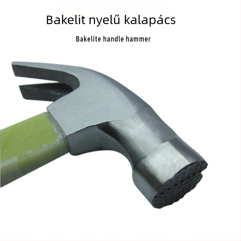 Csípőkalapács mágneses tartóval és Bakelit-markolattal, 0,5 kg