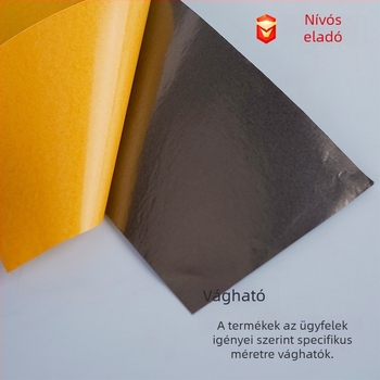 Természetes grafén hőelvezető tapasz, nagy hővezetés, -10–80°C-ig, 0,1 mm vastagság, fekete film