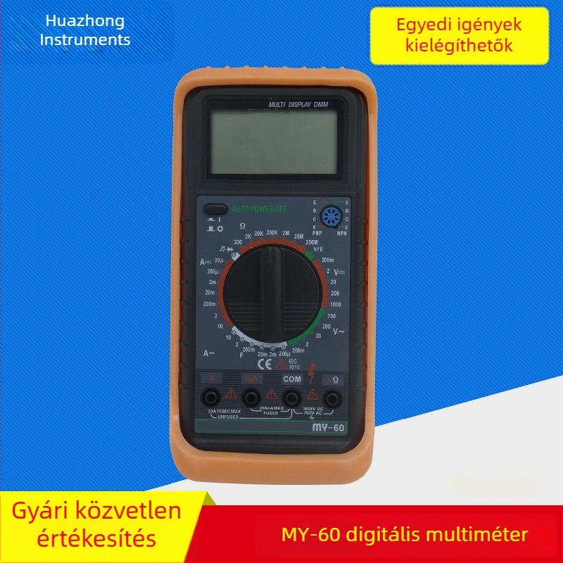 MY-60 Digitális multiméter — Többfunkciós, Magas Pontosságú, Hordozható