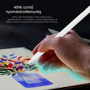 4096 nyomásérzékeléssel kapacitív stylus, mágneses rögzítés, USI tanúsítvány, védelem a véletlen érintés ellen, Xiaodu Learning Machine és Google táblagépekhez