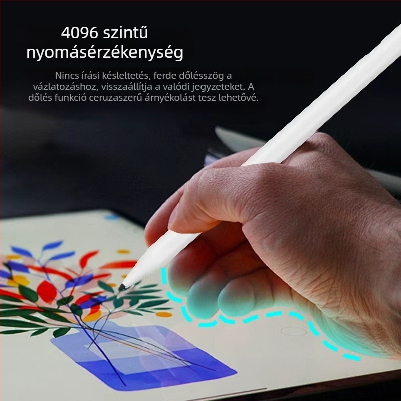 4096 nyomásérzékeléssel kapacitív stylus, mágneses rögzítés, USI tanúsítvány, védelem a véletlen érintés ellen, Xiaodu Learning Machine és Google táblagépekhez