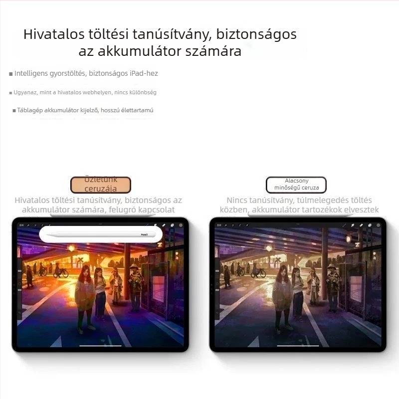 iPadhez mágneses vezeték nélküli stylus, anti-akaratlan érintés védelem, kapacitív toll 3
