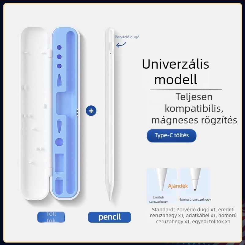 iPadhez mágneses vezeték nélküli stylus, anti-akaratlan érintés védelem, kapacitív toll 3