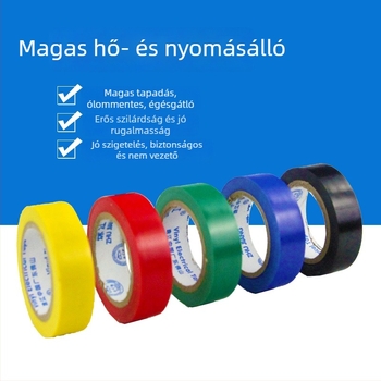 Kétoldalas PVC elektromos szigetelő szalag, vízálló, ólommentes
