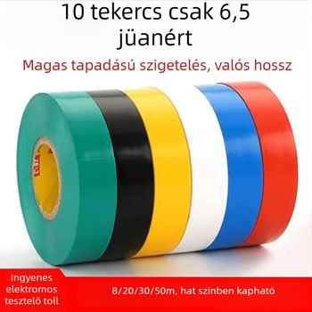 Kétoldalas PVC elektromos szigetelő szalag, vízálló, ólommentes