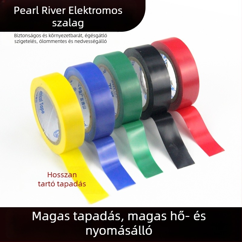 Kétoldalas PVC elektromos szigetelő szalag, vízálló, ólommentes