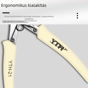 SP-23 130 mm-es diagonális vágófogó elektronikai célokra, rozsdamentes acél, YTH
