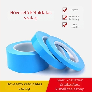 Kék filmmel ellátott LED-szalag a hőelvezetéshez, nagy viszkozitású hővezető ragasztó és kétoldalas ragasztó
