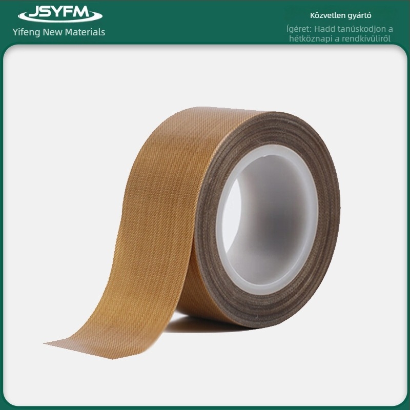 PTFE teflon tömítő- és szigetelőszalag, magas hőmérséklet-állóság, szélesség 10-50 mm, hossz 10 m, vastagság 0.13/0.18/0.25 mm, sav- és kopásálló