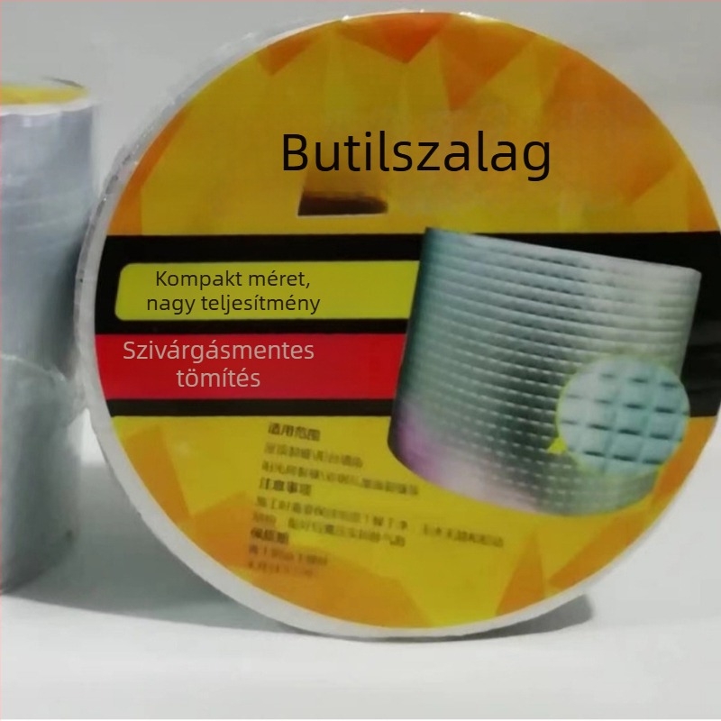 Butil vízálló szalag sík tetők színes acélhoz, alumíniumfóliás szalag