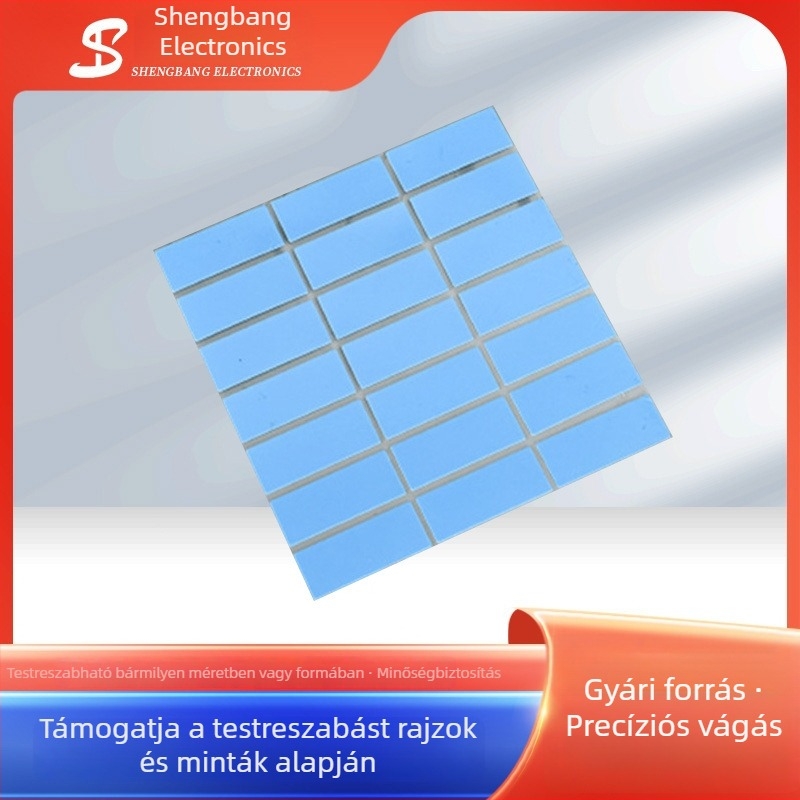 Testreszabott üvegszálas magas hőmérsékletű die-cut kétoldalas ragasztószalag, szigetelés és hőelvezetés elektronikus alkatrészekhez