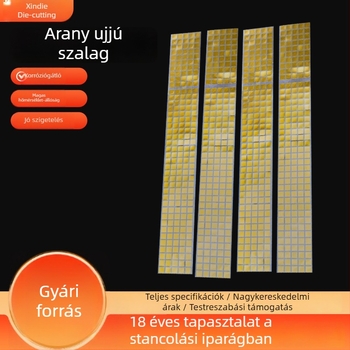 Barna poliimid szalag aranyujjakhoz, magas hőállóságú, antistatikus, nagy viszkozitású, kivágott