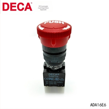 DECA ADA16E6-R22-C10R vészleállító gomb IP65