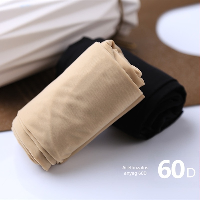 Nylon harisnya, satin felület, enyhe kompresszió a karcsúbb látványért, világos bőrtónus, UV-védelem nőknek.