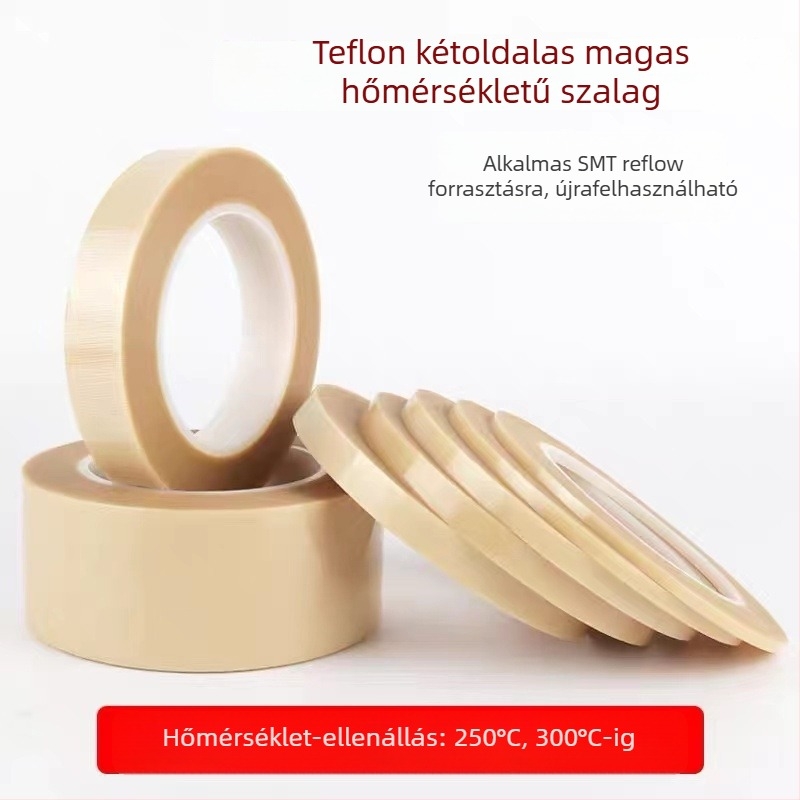 Kétszínű üvegszálas szalag, magas hőmérséklet-álló, szigetelő és tűzálló, nagy viszkozitású, kopás- és szakadásálló a rostok beburkolásához homokfúváshoz