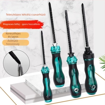 Phillips és Torx csavarhúzó készlet – kettős használat, villanyszerelők számára, többfunkciós szerszám, szénacél, szigetelt