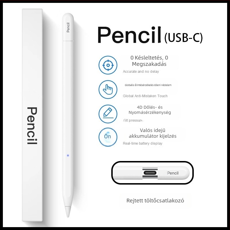 Új 3. generációs mágneses Pencil stylus iPadhez