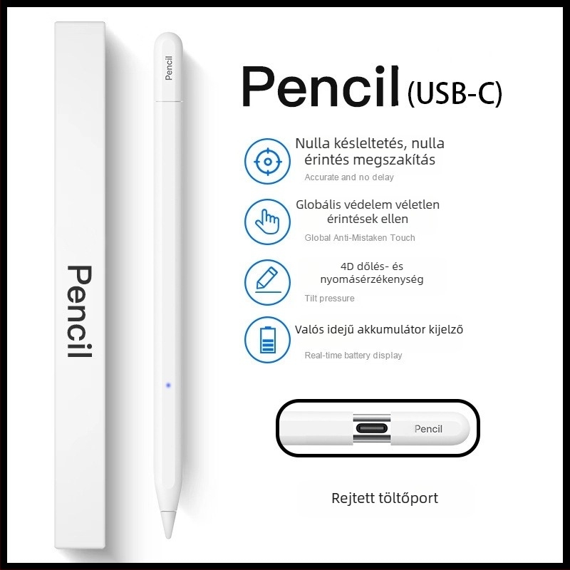Új 3. generációs mágneses Pencil stylus iPadhez