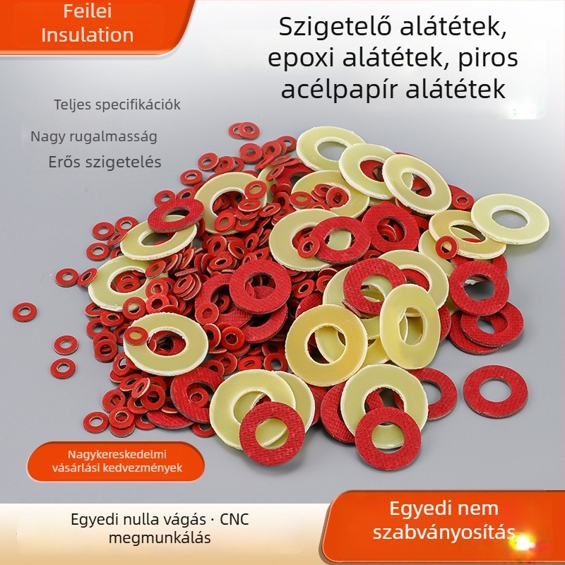 3240 Epoxigyanta tömítés, epoxigyantából készült szigetelő tömítés, magas hőmérséklet-álló szigetelő tömítés, vörös acélpapír tömítés