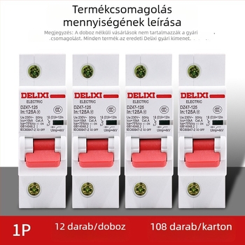 Delixi DZ47-125 sorozat lakossági kismegszakító, 1P 80A 125A, 220V