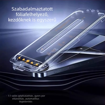 Pinsheng Edzett üveg kijelzővédő iPhone 17 Pro Max, 14, 13 — Anti-Peep, Teljes kijelző, HD