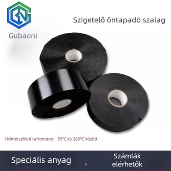 260°C-ig terjedő hőálló szilikon öntapadós szigetelőszalag repülőgépészeti alkalmazásokhoz, alacsony hőmérséklet-ellenállás, 32 kV magasfeszültség, vízálló