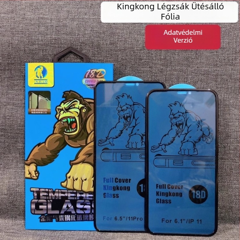 Xiyue HD edzett üveg kijelzővédő iPhone 14-hez — Adatvédelmi funkció, Teljes képernyővédő, Zuhanásálló, Porálló, Nyommentes