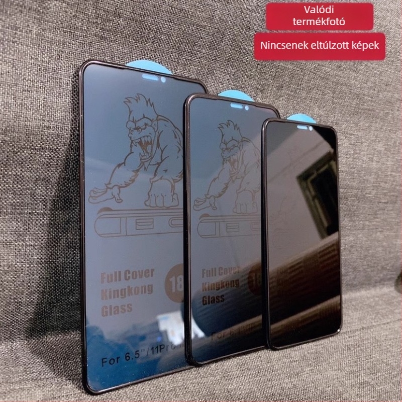 Xiyue HD edzett üveg kijelzővédő iPhone 14-hez — Adatvédelmi funkció, Teljes képernyővédő, Zuhanásálló, Porálló, Nyommentes