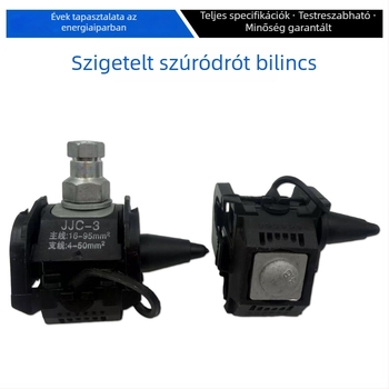 Szigetelő átszúró vezetékcsipesz, vágásmentes terminál, 2/95 kábelágazó, fővezeték 1 kV, ág 16-95, 4-50