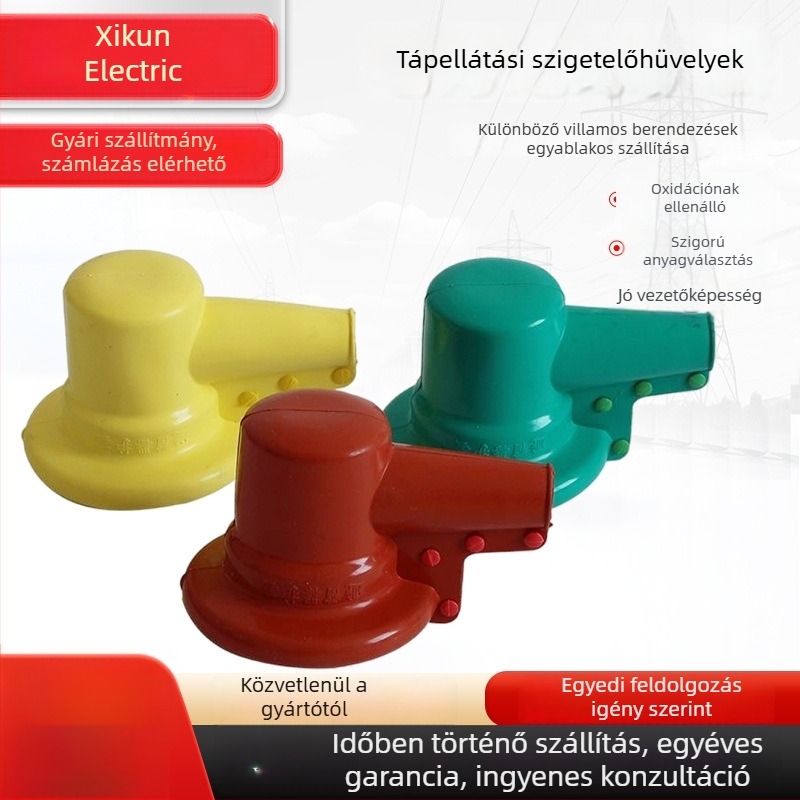 Magas- és alacsony feszültségű szigetelő védőhüvely elektromos berendezésekhez és transzformátorokhoz