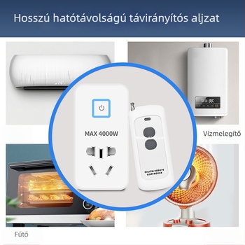 Távirányítós aljzatkapcsoló, 16 A, 4000 W